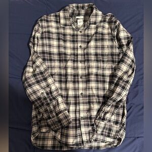 GAP Black and White Checkered Shirt